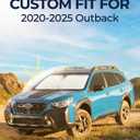 Car Window Shades for Subaru Outback 2020-2025, 8pcs Privacy Sun Shade Set for Front Windshield Side and Rear Windows, Full Window Covers Keeps Vehicle Cool for Camping Napping