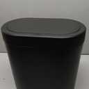 5 Gallon Bathroom Trash Can with Lid, Automatic Motion Sensor Black Trash Can, Touchless Slim Waterproof Garbage Bin for Kitchen, Bedroom, Office, and Bathroom