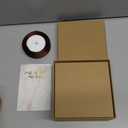 Marspark 4 Pcs Christmas Nesting Gift Boxes with Lids Stackable Square Nested Boxes Set with Ribbon Large to Small Size Prank Annoying Nested Gift Wrapping for Valentine Weddings Birthday(Kraft)