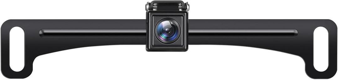 GLK Backup Camera HD Rear View License Plate Backup Camera Reverse Camera for 12V Pickup Truck Car SUV,with Night Vision Wide Angle IP69K Waterproof, Full Metal Housing