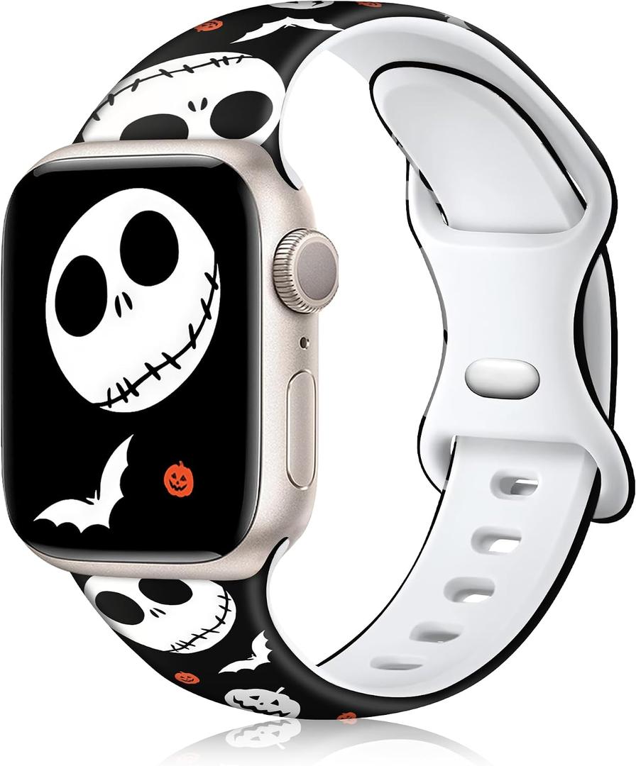 Dressy Designer Silicone Pride Band Compatible with Apple Watch Bands for Women Men 38/40/41/42/44/45/46/49mm, iWatch Bands for Apple Watch SE 3 2 1 Series 11 10 9 8 7 6 5 4 3 2 1 Ultra 3 2 1