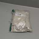 jinchan Linen Pinch Pleated Kitchen Curtains 30 Inch 2 Panels, Natural Linen Tier Curtains Back Tab Farmhouse Cafe, Light Filtering Small Window Drapes for Bathroom Laundry Room Oat