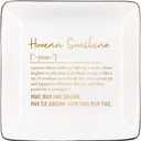 Human Sunshine Gift Jewelry Dish, Motivational Gift for Girls Women, Human Sunshine Definition Jewelry Tray, Appreciation Gifts for Teacher Friends Mom, Rings Earring Tray Gifts Accessories