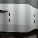 BOX USA BBINMT815 Open Top Bin Boxes, 8" x 15" x 4 1/2", Oyster White (Pack of 50)