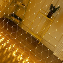 198 LED Warm White Net Lights Outdoor Mesh Lights 9.8ft x 6.6ft for Garden, Lawn, Shrubs, Party, Wedding, Christmas Decorations, 8 Modes & Memory Function, Connectable, Clear Wire-Warm White