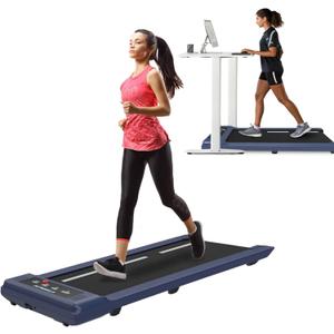 Exerpeutic 400 Lb. Capacity Heavy-Duty Walking/Jogging Exercise Treadmill - Home Gym Workout Equipment - Foldable Under Desk Design