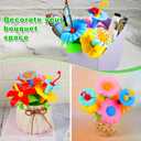 Birthday Toys Gifts for 2 3 4 5 6 Years Old Toddler Girls Boys, 156 PCS Insect Flower Garden Building Educational STEM Learning Pretend Play Gardening Set, Birthday Gifts for Preschool Kids Age 2+, 7.3 x 10.3 x 6.7 inches