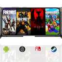 Wireless Controller for iPhone/Android/PC/iPad/Tablet/APPL Arcade MFi Games/Switch/PS4, Support Streaming on PS5/Xbox/PC Console, Cloud Gaming Gamepad Joystick - Turbo/6-Axis Gyro/Dual Motors -Grey