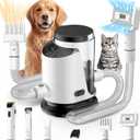 Dog Grooming Vacuum & Dryer & Clippers for Shedding Grooming, 3L Canister for Large Dog, 3 in 1 Grooming Kit for Dogs at Home, Adjustable Temperature and Airflow Pet Grooming Kits. (3L Button)