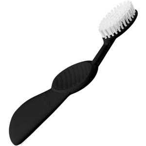 Radius Toothbrush, Flex Brush, Soft Bristles, Right Handed, Black Brush with White Bristles, BPA Free & ADA Accepted, Pack of 1 