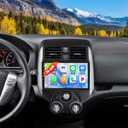 SIXWIN Android Car Stereo for Nissan Versa Note 2014-2016 with Wireless CarPlay Android Auto Mirror Link 2G+64G 10.1 Inch Touchscreen Bluetooth GPS Navigation WiFi FM Backup Camera MIC
