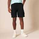 Amazon Essentials Men's 10" Classic-Fit Cargo Shorts  (Black) 9x44