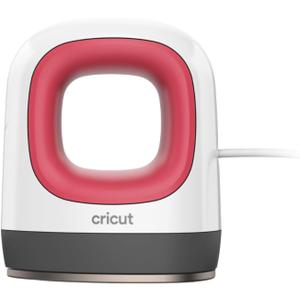 Cricut EasyPress Mini Heat Press for Pressing Small Objects Like Shoes, Stuffed Animals, Hats & More, 3 Heat Settings & Precision Tip, Ceramic-Coated Heat Plate, Compact & Lightweight, Raspberry