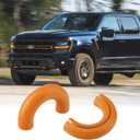 Tow Hooks Covers for Ford F150 2004-2026 Bronco Base/Big Bend/Outer Banks 2021-2026 Compatible with Toyota Tundra Accessories 2017-2021 (Dark Orange)