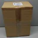 3-Piece Large Bamboo Storage Box Set, 3.1 in High Stackable Deep-Drawer Organizer for Kitchen Cutlery, Cookware, Utensils & Knives, Exquisite Durable Lidless Wooden Bin (14.6"x10.2"*1+10.2"x7.3"*2)