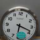 La Crosse Technology Wall Clock, Metal, 16-inch Dia. (WT-3161WH)