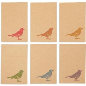 36 Pack Bird Design Blank Cards and Envelopes 4x6 for All Occasions, Birthday, Thank You, Kraft Paper Notecards