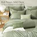 Oversized King Comforter Sets - 7 Pieces King Bedding Set Soft Bed in a Bag