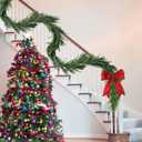 10 Ft Christmas Garland - Cedar Garland Real Touch Pine Garlands Christmas Decorations for Home Dining Table Mantel Porch Winter Christmas Decor (10FT Afloral Norfolk)