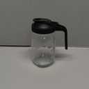 Mihlapi Breast Milk Pitcher, 32 OZ Mason Jar Pitcher with Lid Double Leak Proof,1 Quart Breastmilk Storage Containers for Fridge, Glass Jug for Sun Tea, Juice, Cold Brew Coffee (Black)