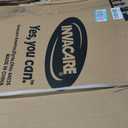Invacare Transport Wheelchair for Adults, Compact Lightweight Wheel Chair with Foldable Backrest, Flip-Back & Removable Desk-Length Arms, 19" Seat, Swing-Away Footrests, Portable Travel Transfer Chair
