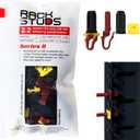 R20 Series II Rack Mount Screws - Server Rack Screws and Cage Nuts Replacement for Server Rack Rails 19" Square Punched Vertical Rail, Without Using Cage Nut Tool - Red 2.22mm/0.086 20 Pack