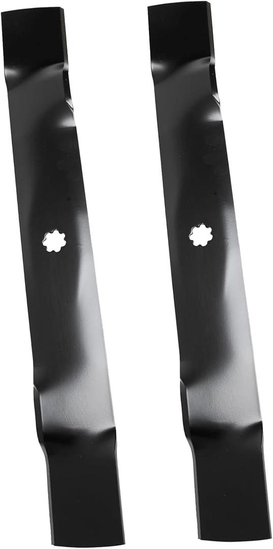 GX22151 Medium Lift Blade for 42'' Deck, Compatible with J OHN Deere 102, 105, 115, 125, 135, D100, D105, D110, D120, E100, E110, E120, LA100, LA105, LA110, Replaces GY20850, AM141033, 2 Pack
