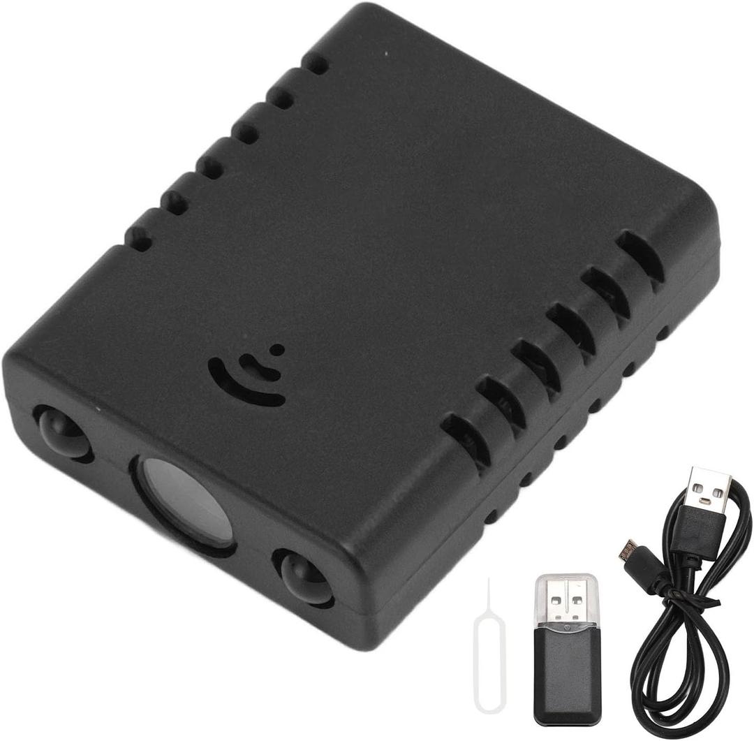 Mini Camera, 1080P HD Home Security Mini Camera, Pet Surveillance Camera with Motion Detection Night Vision, USB Power Supply.