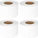 L LIKED 4000 Thermal Labels 4" x 6" Perforated Industrial Thermal Shipping Labels with 3" Core, (Commercial Grade)