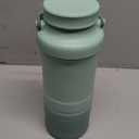 Momcozy 22oz Portable Breast Milk Cooler for Outdoor, Life Saver with 360 Total Cooling for 24 Hours, Larger Capacity Travel Breastmilk Chiller with 2pcs Baby Bottles for Breastmilk Storage, Green