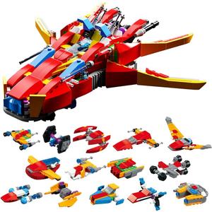 RiceBlock 14 in 1 Space Wars Building Toys for Boys, Space Exploration Shuttle Model Building Kits, STEM Engineering Gift for Kids