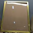 JCJMY 16x20 Picture Frame Gold with 14x18 Mat for 40 x 50cm Diamond Art Painting, Display Photo 14x18 with Mat or 16 x 20 Without Mat, Wall Hanging Large Frame with Plexiglass, Gold