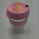 KeepCup Original, Lightweight Plastic Reusable Coffee Cup with Splashproof Sipper Lid - Medium 12oz/340ml - Peaches