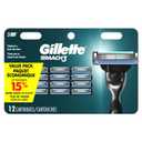 Gillette Mach 3 Razor Refils 12 pack