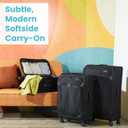 American Tourister 4 KIX 2.0 Expandable Softside Luggage with Spinner Wheels, 24 SPINNER, CLASSIC BLUE