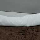 OLANLY Dog Door Mat for Muddy Paws 34x21, Absorbs Moisture and Dirt, Absorbent Non-Slip Washable Doormat, Quick Dry Chenille Mud Mat for Dogs, Entry Indoor Entryway Carpet for Inside Floor, Brown