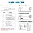 Runleader RL-BI609B Battery Power Meter, DC12V to 24V, Low Battery Reminder & Waterproof Design.