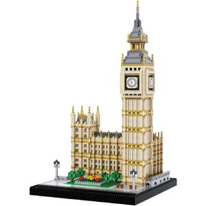 dOvOb Real Big Ben Micro Building Blocks Set (3600PCS) - World Famous Architectural Model Toys Gifts for Kid and Adult