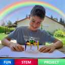 2 x Science Robotics Kit STEM Toys for Boys, DIY Educational Arts and Crafts for Kids, Science Experiments Building Project, Best Birthday for Boys & Girls Age 8 9 10 11 12 Years Old (Green- 3 Robotic Sets)