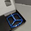 Road/Mountain Bike Pedals - 3 Bearings Bicycle Pedals - 9/16” CNC Machined Flat Pedals with Removable Anti-Skid Nails