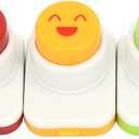 DIY Sushi Tool, 3Pcs Smile Face Laver Seaweed Nori Punch Embossing Device Rice Ball Onigiri Mould