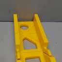 QWORK 12-Inch High Impact Plastic Miter Box with Versatile Cutting Angles and Ruler Scale