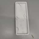 YMXYJM Bathroom Accessories Set, 4 Pcs Bathroom Accessory Set, Soap Dispenser, Toothbrush Holder, Qtip Holder Set, Bathroom Sets Complete, Bathroom Sink Set for Modern Home Decor, White