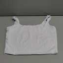 Tank Top for Women Double Lined Women's Tank Tops Y2K Going Out Crop Tops Slim Sleeveless Summer Square Neck Shirts Medium