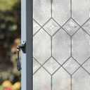 Artscape Old English | Privacy Window Film with Textured Leaded Glass Pattern | Non-Adhesive & UV Protection | Easy to Apply & Removable | 36 x 72 Inches | Made in USA