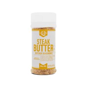 Lillie’s Q - Steak Butter Seasoning, All-In-One Steak Seasoning with Butter, Garlic, Salt & Black Pepper, Perfect for Red Meats (6 oz) 2Pack, EXP: 12/31/2027