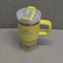 STANLEY Quencher H2.0 Tumbler with Handle and Straw 20 oz | Flowstate 3-Position Lid | Cup Holder Compatible for Travel | Insulated Stainless Steel Cup | BPA-Free | Pomelo