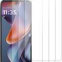 4 Pack Glass Screen Protector Compatible for Motorola Moto G 5G (2026/2025) / XT2613 / XT2513 [9H Hardness]-HD Screen Tempered Glass, Scratch Resistant,Easy Install [Case Friendly]