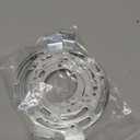 PATIKIL 125mm (4.92"") Universal Light Fixture Mounting Bracket Kit, 2set Light Crossbar Round Ceiling Plate for Wall Light, Close to Ceiling Light, Chandelier, Silver