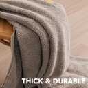 Turquoize Dog Couch Cover Non Slip Chenille Sofa Cover for Dogs Thick Soft Pet Couch Covers for Sofa Washable Couch Cushion Covers for Pets Fuzzy Sofa Furniture Protector (35" x 74", Taupe)
